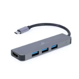 Gembird A-CM-COMBO2-01 USB Type-C 2-in-1 multi-port adapter (Hub + HDMI)