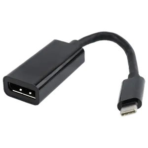 Gembird A-CM-DPF-01 VIDEO Adapter 4K USB-C to DisplayPort, M/F, Cable, Black