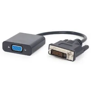 Gembird A-DVID-VGAF-01 VIDEO Adapter DVI-D to VGA HD15, M/F, Cable 20cm, Black