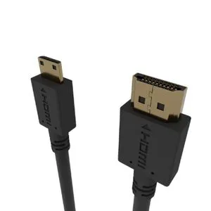 Gembird CC-HDMI4C-6 MONITOR Cable, High speed mini HDMI 4K with Ethernet, HDMI-mini/HDMI M/M, Gol...