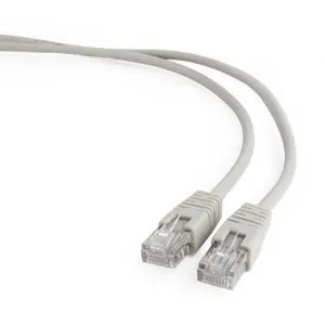 Gembird PP12-1.5M Patch Cable, U/UTP Cat.5e, Grey, 1.5m