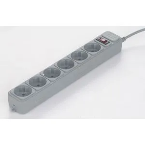 Gembird SPG6-B-6C Surge Protection Power strip, 6 sockets, 1.8m, 16A Automatic Circuit Breaker, P...