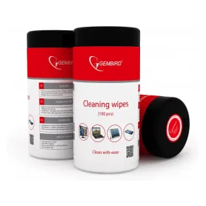 Gembird vlažne maramice za čišćenje ekrana - 100 kom