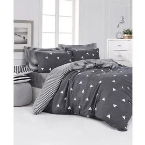 Üçgen - Grey Grey
White King Quilt Cover Set (FR)