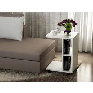 General - White White Side Table