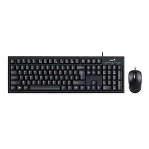 GENIUS KM-100SE USB YU crna tastatura+ USB crni miš