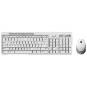 GENIUS SlimStar 8230 Wireless USB YU bela tastatura+ miš