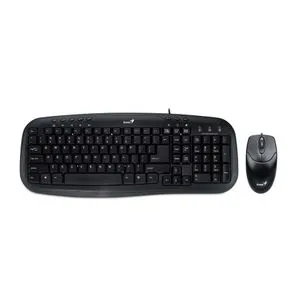 Genius Smart KM-200 Tastatura i Miš, Crna, USB