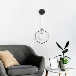 Geometri - 11105 Black
White Wall Lamp