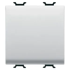 Gewiss GW10101 REVERSING SWITCH 1P 250V ac - 16AX - NEUTRAL - 2 MODULES - GLOSSY WHITE - CHORUSMART