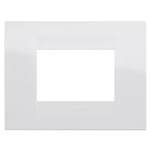 GEWISS GW16403TB Chorus, GEO dekorativna maska 3M, bela