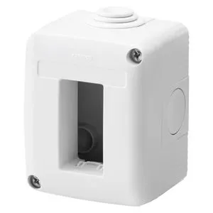 Gewiss System, nadgradna kutija 1M, IP40, siva