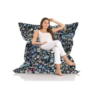 Giant Sea Stones Multicolor Garden Bean Bag