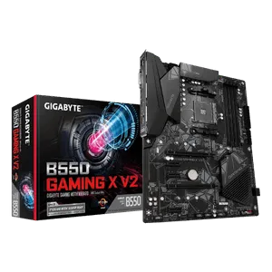 Gigabyte B550 GAMING X V2 AM4, AMD B550 Chipset, 4 xDDR4 DIMM, Supports AMD Ryzen 5000 Series/ Ry...