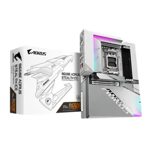 Gigabyte B650E A STEALTH ICE AMD AM5, 4x DDR5 with AMD EXPO Memory Module Support, 3x M.2 slots, ...
