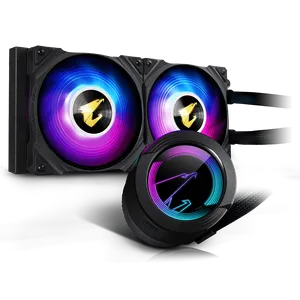 Gigabyte GP-AORUS WATERFORCE II 240 AORUS WATERFORCE 240 (with ARGB lighting display AIO liquid c...