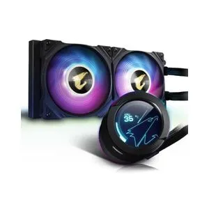 Gigabyte GP-AWATERFORCEX280 AORUS WATERFORCE X 280 (with LCD display AIO liquid cooler), Intel 20...