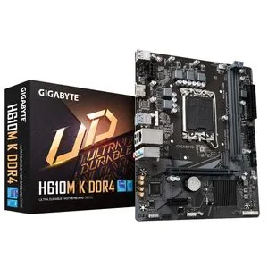 Gigabyte H610M K DDR4 LGA1700, Intel H610 Chipset, 2x DDR4 DIMMs,​ Supports 13th/12th Gen Intel C...