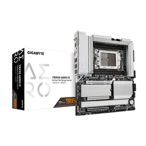Gigabyte TRX50 AERO D AMD Socket sTR5, Supports AMD Ryzen Threadripper PRO 7000 series/ Ryzen Thr...
