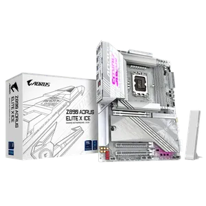 Gigabyte Z890 A ELITE X ICE LGA1851, Z890 Chipset, 4x DDR5, 5x M.2 slots, including 1xPCIe 5.0 x4...