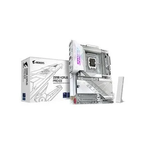 Gigabyte Z890 AORUS PRO ICE LGA 1851, Z890 Chipset, Supports Intel Core Ultra processors (Series ...