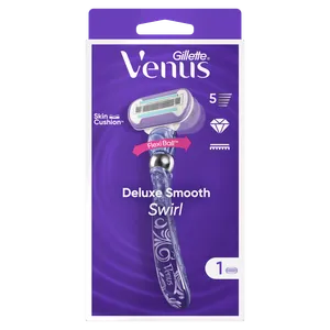 Gillette Venus Deluxe Smooth Swirl ženski brijač sa 1 glavom