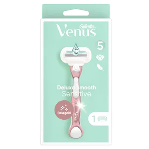 Gillette Venus RoseGold Extra Smooth Sensitive brijač + 1 zamenska oštrica