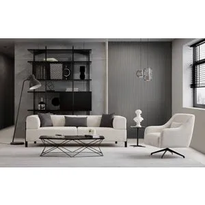 Gio 3 Seater - White White 3-Seat Sofa