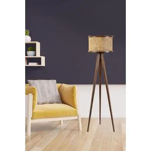 Gizem Ceviz Silindir Rattan Abajurlu Lambader Rattan
Walnut Floor Lamp