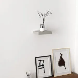 Gizli 23 - Bright Grey Grey Wall Shelf