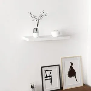 Gizli 60 - Bright White White Wall Shelf