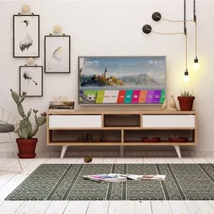 Glasgow Oak
White TV Stand