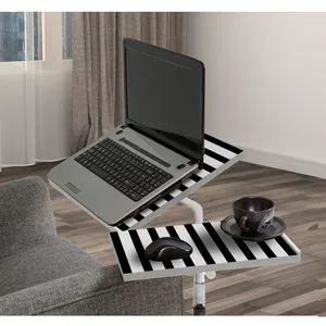 Glen 768 - White White
Black Laptop Standing Desk