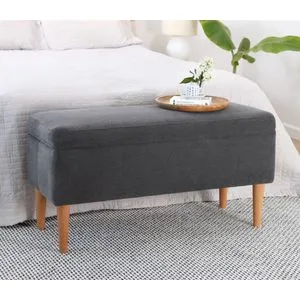 Glend - Grey Grey Pouffe