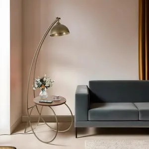 Güler Eskitme Lambader Retro 3 Eskitme Başlıklı Gold