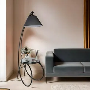 Güler Siyah Lambader Pramit Hasır