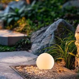 GLORIA-14080-20-K Black Outdoor Floor Lamp