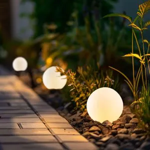 GLORIA-14081-25-K Black Outdoor Floor Lamp