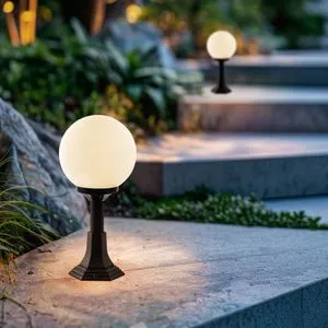 GLORIA-14086-20-B Black Outdoor Floor Lamp