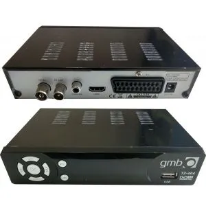 GMB-T2-404 **DVB-T2 SET TOP BOX USB/HDMI/Scart/RF-out, PVR, Full HD, H264,hdmi-kabl,RF modulator1393