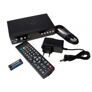 GMB-TDT-033 ** DVB-T2/C SET TOP BOX USB/HDMI/Scart/RF-out, PVR, Full HD,H264, hdmi-kabl (1279)