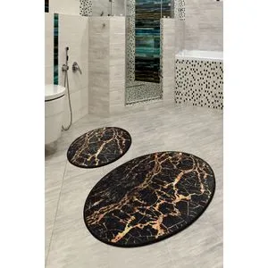 Goldes Multicolor Bathmat Set (2 Pieces)