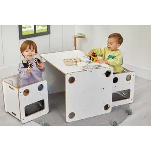 Goldfinch 2 beli
Prirodni dečiji sto set