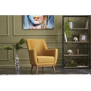 Gonca - Gold Gold Wing Chair
