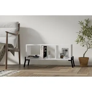 Gordes - White White Bookshelf