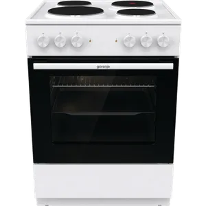 Gorenje GE6A10WB Šporet sa ringlama, Konvencionalna rerna, Širina 60 cm, Bela boja