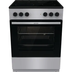 Gorenje GEC6A11SG Električni staklokeramički šporet, Konvencionalna rerna, Širina 60 cm, Siva boja