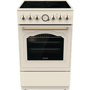 Gorenje GECS5B70CLI Staklokeramički šporet, Multisistemska rerna, Širina 50 cm, Bež