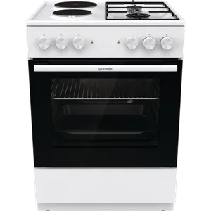 Gorenje GK6A10WG Šporet sa kombinovanom pločom gas-ringla, Konvencionalna rerna, Širina 60 cm