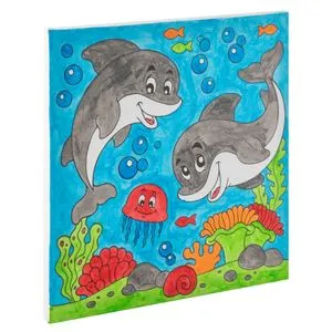 Grafix Slikanje Platno Sa Printom - Delfin - 52028